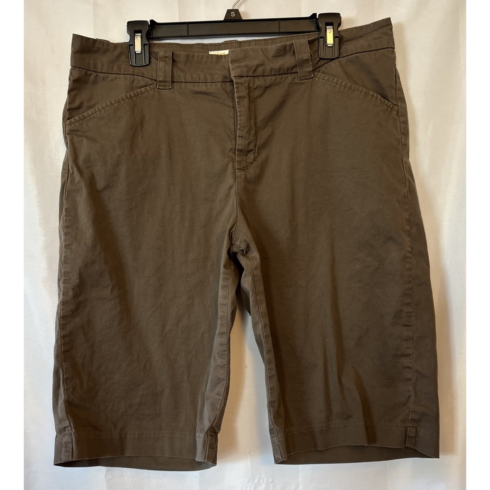 Women's Lee One True Fit 15/16 Bermuda Shortsโ Stretch 34x 12"Low Rise